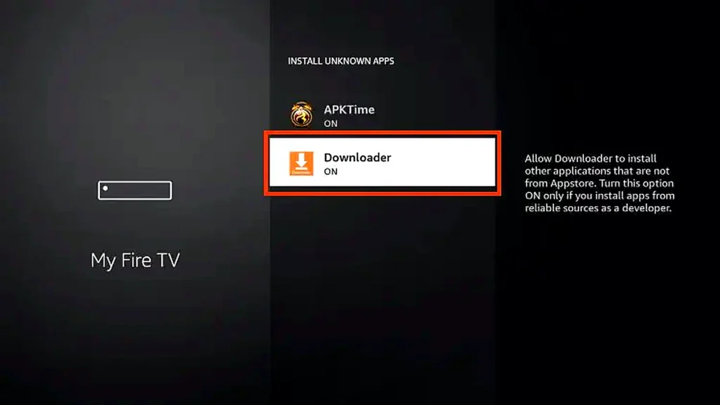 Installera okända appar  ADB för Downloader