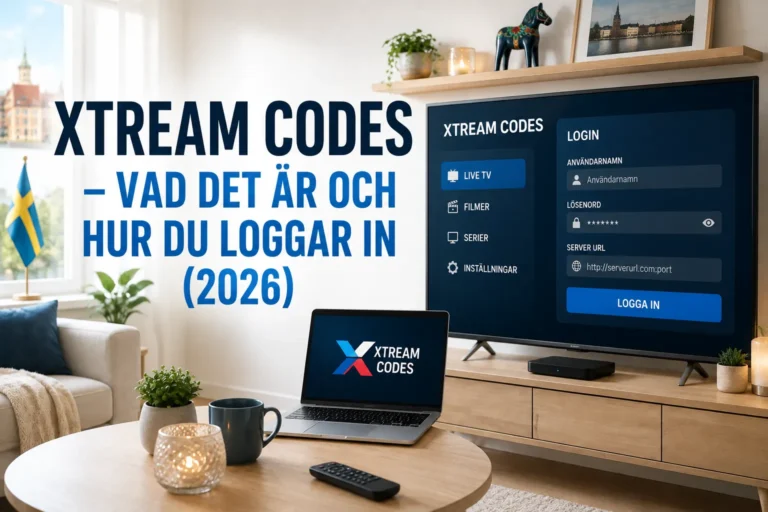 Xtream Codes – vad det är och hur du loggar in